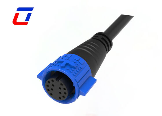 M19 300V Connessione rapida di controllo a LED modellato 14 pin connettore a cavo esterno impermeabile
