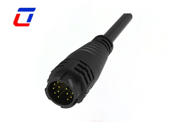 M19 300V Connessione rapida di controllo a LED modellato 14 pin connettore a cavo esterno impermeabile