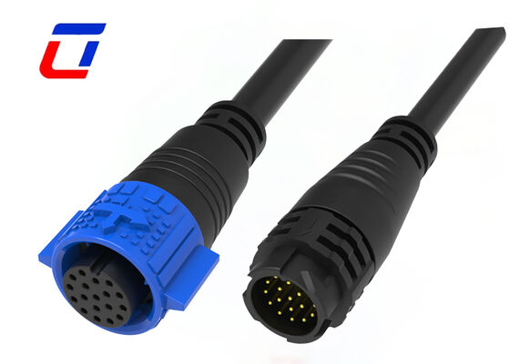 M19 IP67 18 Pin Cable Connector Outdoor Waterproof Quick Connector To Communications Equipment (Connector rapido impermeabile all'aria aperta per le apparecchiature di comunicazione)