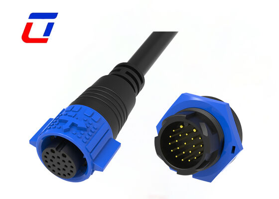 2+20 Pin M19 connettori per cavi stampati connettore per dati di potenza impermeabile industriale Made in China