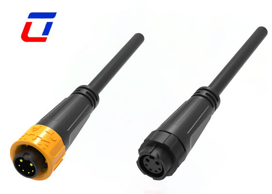 UL94-V0 M16 2+4 Multi Pin Connector Maschio Femminile Push Locking IP67 Wire Connector