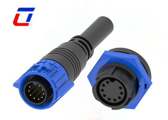 300V M19 9 Pin Automotive Waterproof Connectors Good Quality Waterproof Data Connector