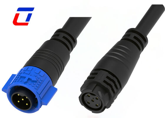M19 5 pin 20A Power DC connettore impermeabile Push bloccaggio maschio connettore femminile