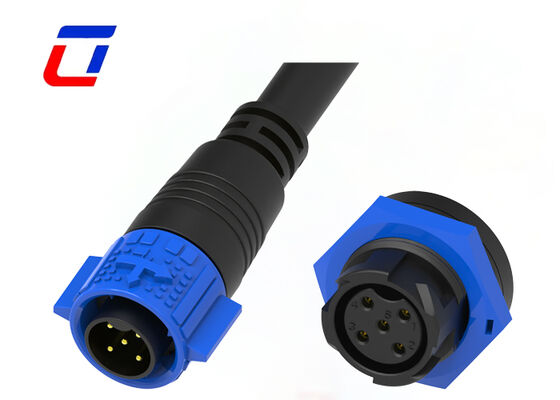 M19 5 pin 20A Power DC connettore impermeabile Push bloccaggio maschio connettore femminile