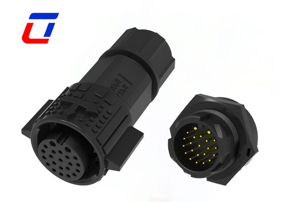M19 2+20 connettori circolari multi pin di plastica PA66 Power Data Quick Lock