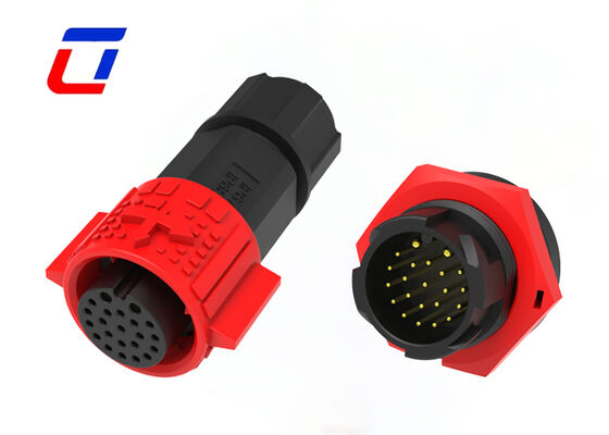 M19 2+20 connettori circolari multi pin di plastica PA66 Power Data Quick Lock