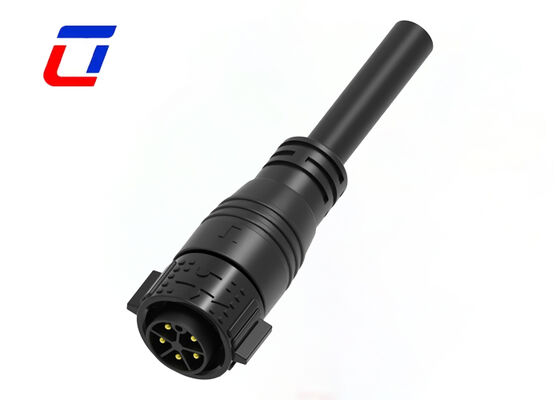 M25 20A 5 pin connessione elettrica maschile femminile RoHS plastica PA66 Power Connector Push Lock