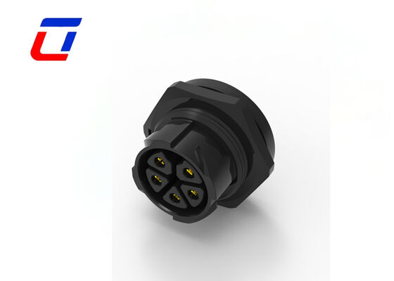 M25 20A 5 pin connessione elettrica maschile femminile RoHS plastica PA66 Power Connector Push Lock