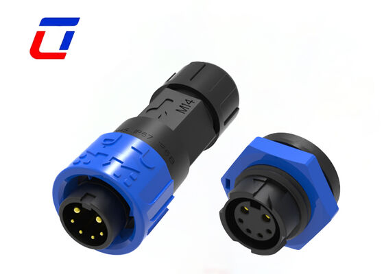 M16 connettore circolare in plastica a 2+4 pin a 300 V