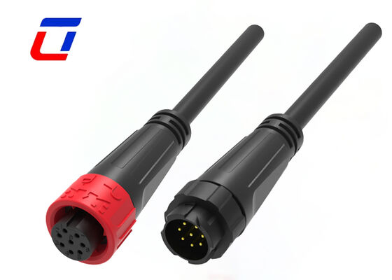 M16 8 pin LED Wire To Wire/Board Connector 300V connettori impermeabili per l'illuminazione del paesaggio