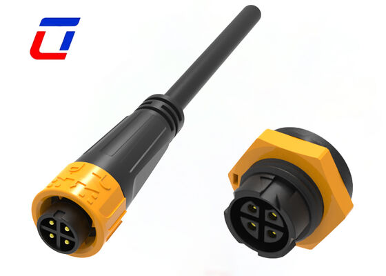 10A M16 4 pin IP67 connettore di alimentazione 300V maschio a femmina connettore rapido impermeabile