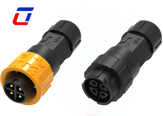 10A M16 4 pin IP67 connettore di alimentazione 300V maschio a femmina connettore rapido impermeabile