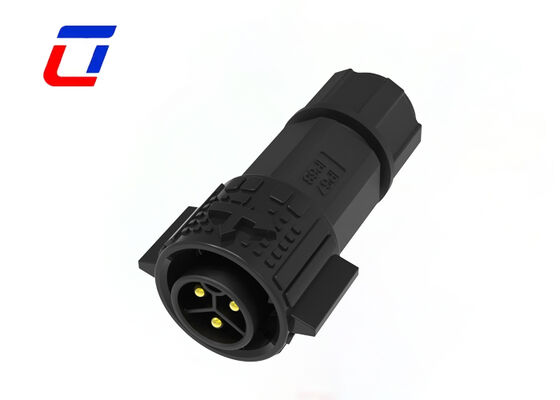 20A M19 3 pin Male To Female connettore di plastica PA66 IP67 connettori di alimentazione circolare