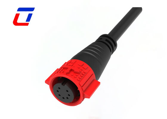 M19 7 pin 5A connettori per fili impermeabili per autoveicoli PA66 connettore per dati maschile femminile in plastica