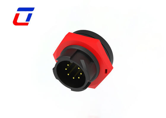 M19 7 pin 5A connettori per fili impermeabili per autoveicoli PA66 connettore per dati maschile femminile in plastica