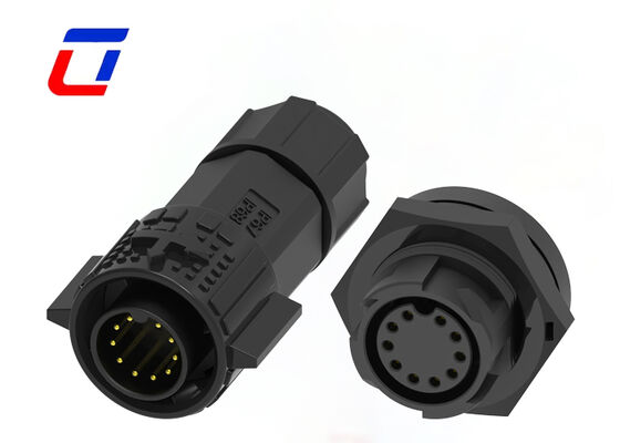 Collegatori circolari a spinta e a trazione da 300 V Collegatore impermeabile a 10 pin M19 per schermi LED esterni