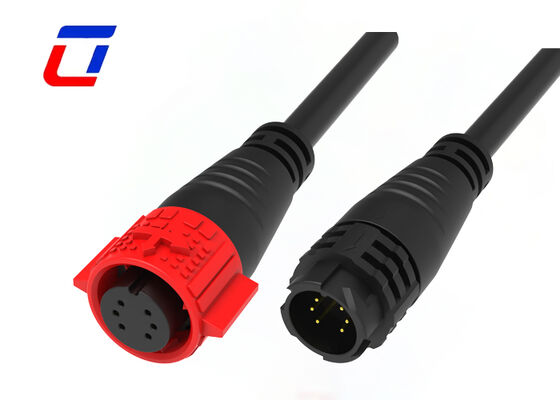 Trasmissione del segnale M19 Connettori per cavi impermeabili per esterni a 6 pin Presa rapida IP67