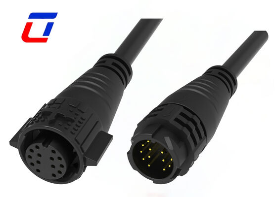 PA66 M19 14 Pin IP67 connettore impermeabile 300V Data Male To Female