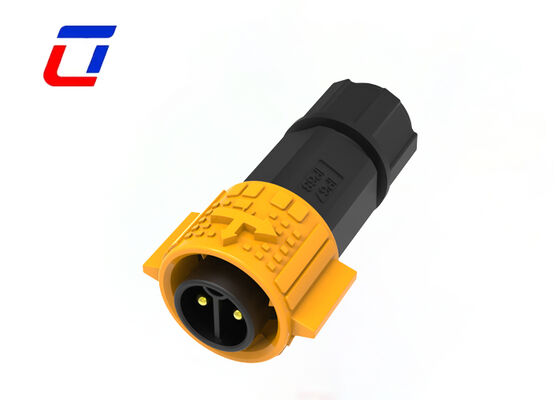 M19 20A 2 pin connettore di alimentazione circolare impermeabile all'aria aperta IP67 per automazione industriale