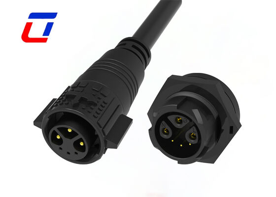 PA66 M19 connettore di cavo impermeabile esterno alimentazione e segnale 3+3 connettori multi pin 300V