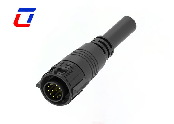 Connettori cavo a disconnessione rapida ODM 12 pin 300 V Connettore di segnale placcato oro in ottone M19