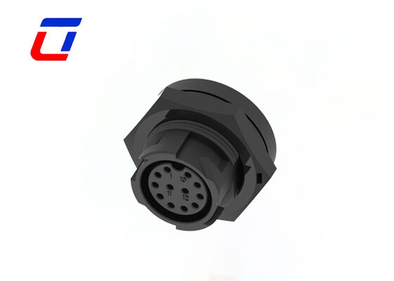 Connettori cavo a disconnessione rapida ODM 12 pin 300 V Connettore di segnale placcato oro in ottone M19