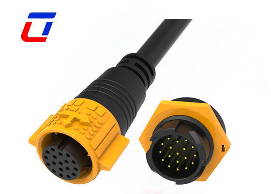 Ulinkcon Connettore Dati Impermeabile M19 18 Pin Blocco Rapido Esterno Produttore Connettore LED