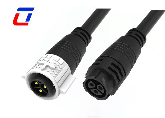 PA66 3 pin 20A connettore per cavi stampati connettore impermeabile M19 per nuove energie