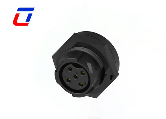 Connettori elettrici impermeabili IP67 a blocco rapido 20A M19 connettore maschio femmina in plastica a 5 pin