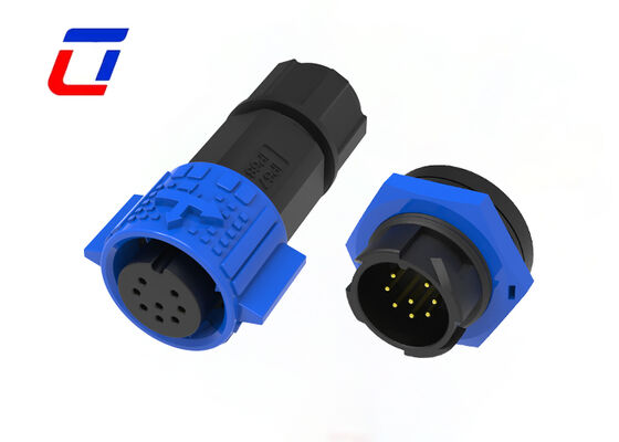 Connettore maschio e femmina impermeabile M19 da 300V, miglior connettore esterno a 8 pin