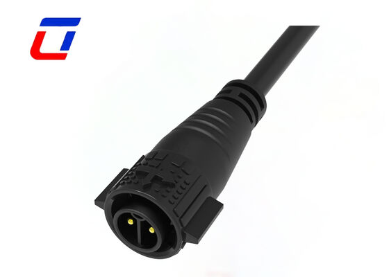 2 Pin Power M19 connettori maschili femminili 20A connettore a cavo modellato impermeabile
