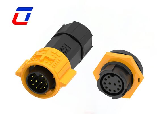 Connettore rotondo impermeabile M19 a 11 pin 5A 300V con blocco rapido connettore dati