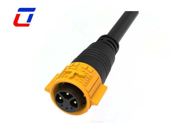Connettore Presa Spina M19 3+3 Pin 15+5A Push Lock Multi Pin Impermeabile