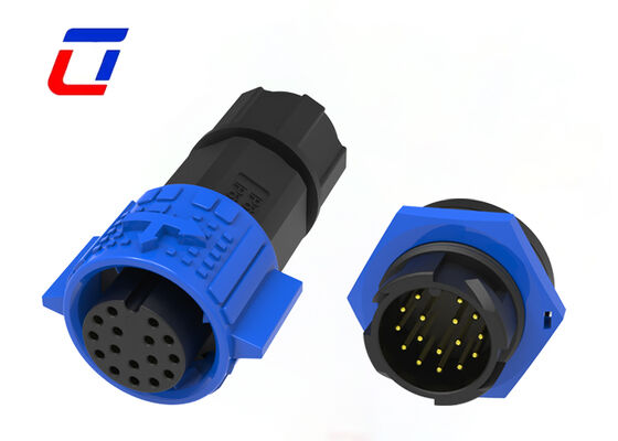 PA66 16 pin M19 pannello montato connettore circolare 5A IP67 connettore rapido impermeabile