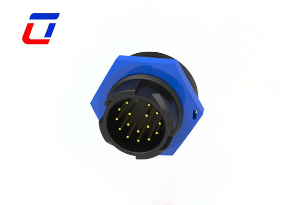 PA66 16 pin M19 pannello montato connettore circolare 5A IP67 connettore rapido impermeabile