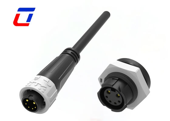 300V M16 2+4 Pin 20A connettori di segnale e alimentazione IP67 connettori di cavi stampati