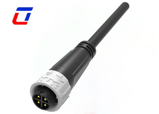 M16 Push Lock Connector elettrico maschio femmina connettore esterno impermeabile 10A 4 pin