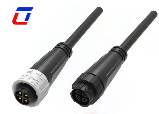 M16 Push Lock Connector elettrico maschio femmina connettore esterno impermeabile 10A 4 pin