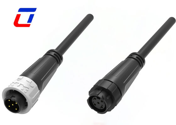 Connettore per cavi da esterno impermeabile 8A 125V a innesto rapido M16 a 5 pin