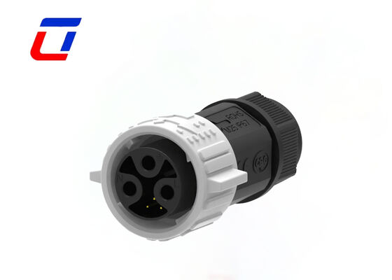 Connettori circolari multi pin M25 15A+5A 3+3 pin a bloccaggio rapido da filo a scheda