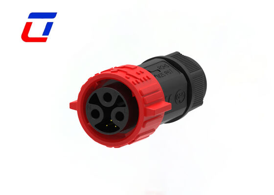 Connettori circolari multi pin M25 15A+5A 3+3 pin a bloccaggio rapido da filo a scheda