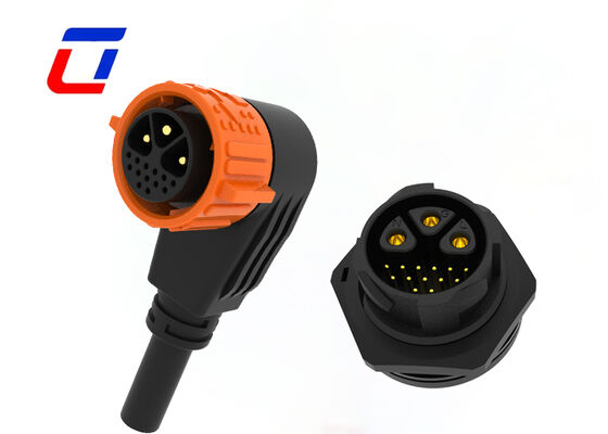 Connettore maschio femmina M25 multipin 3+13 pin PA66 impermeabile 300V con blocco a pressione