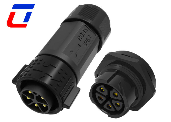 Connettore maschio femmina a 5 pin impermeabile IP67 30A