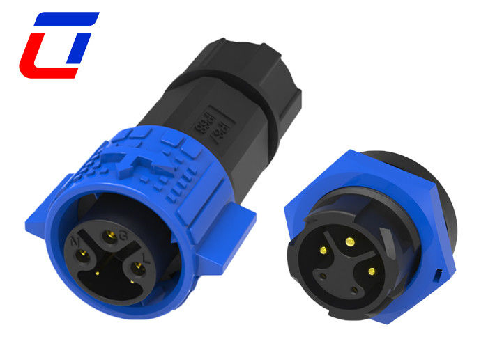 Segnale di alimentazione connettore impermeabile esterno combinato 3+2 5 pin connettore di montaggio del pannello