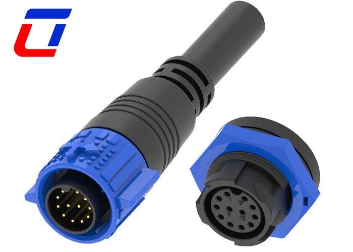 Collegatori di fili a bassa tensione presa impermeabile 12V 5A dorata 12 pin