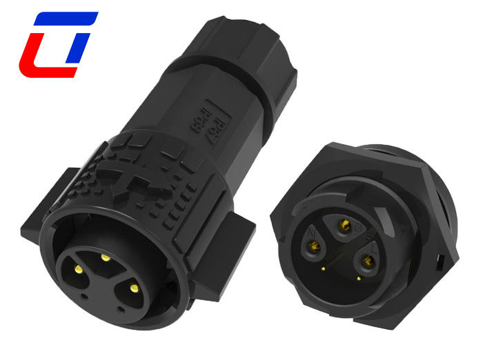 15A Potenza 5A Segnale M19 cavo a bordo connettori multi pin impermeabile con blocco push