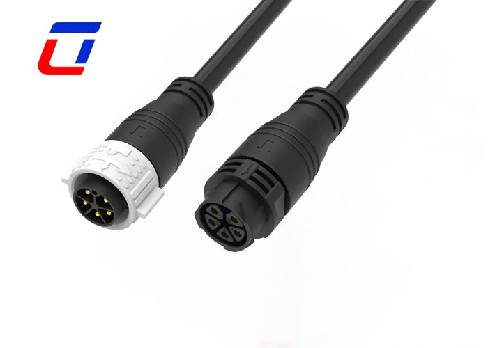 5 pin di potenza idraulica industriale 300V M25 Cable Push Lock Maschio a connettore femminile