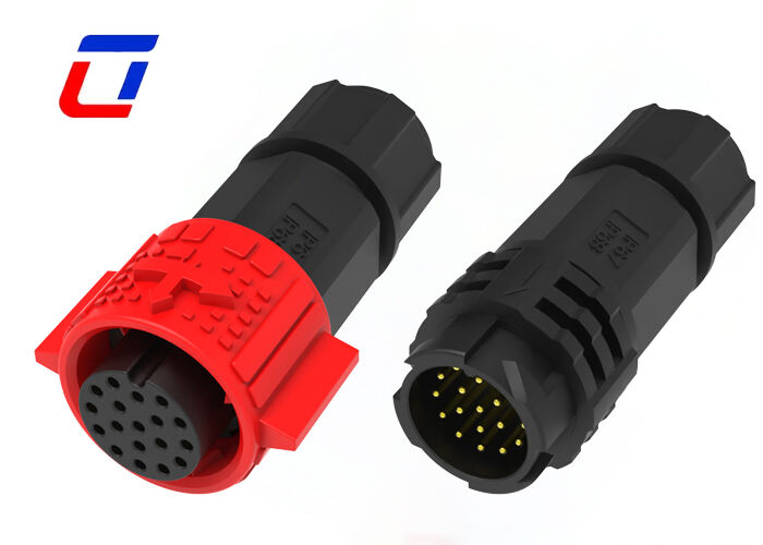 PA66 18 pin M19 connettore circolare OEM connettori di filo a bassa tensione impermeabile