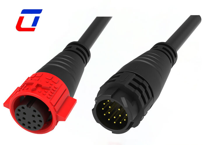 300V 16 pin Male To Female Cable Connector M19 Connettori circolari di trasferimento dati
