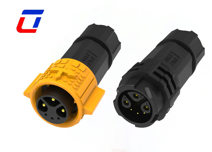 M19 3+3 Pin Cable To Cable Connector Quick Connect  Power And Signal Connectors